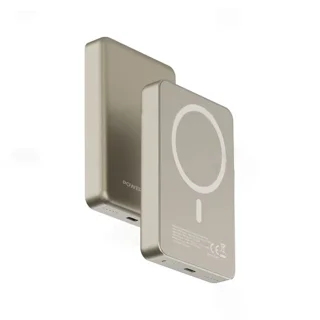 پاوربانک وایرلس 10000 مگ سیف پاورولوژی Powerology Magsafe Aluminum Power Bank  توان 20 وات