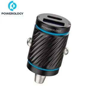 شارژر فندکی پاورولوژی DUAL-PORT 36W