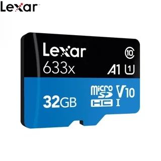 کارت حافظه MicroSD لکسار 633x U1 V10 ظرفیت 32گیگابایت سرعت 100MB/s