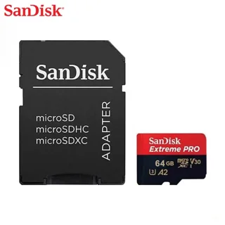 کارت حافظه MicroSD سندیسک Extreme Pro V30 ظرفیت 64 گیگابایت 200MB/s