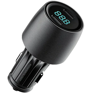 شارژر فندکی پاورولوژی VELOX A+C PORT WITH C TO C CABLE 66W