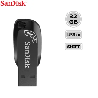 فلش مموری USB3.0 سن دیسک 32 گیگابایت مدل SanDisk ULTRA SHIFT CZ410