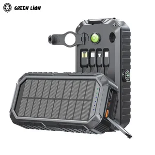 پاوربانک خورشیدی گرین لاین SOLAR MATE ظرفیت 20000 میلی آمپر