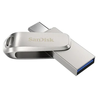 فلش مموری USB3.1 سن دیسک 64 گیگابایت SanDisk Dual Drive LUXE Type C