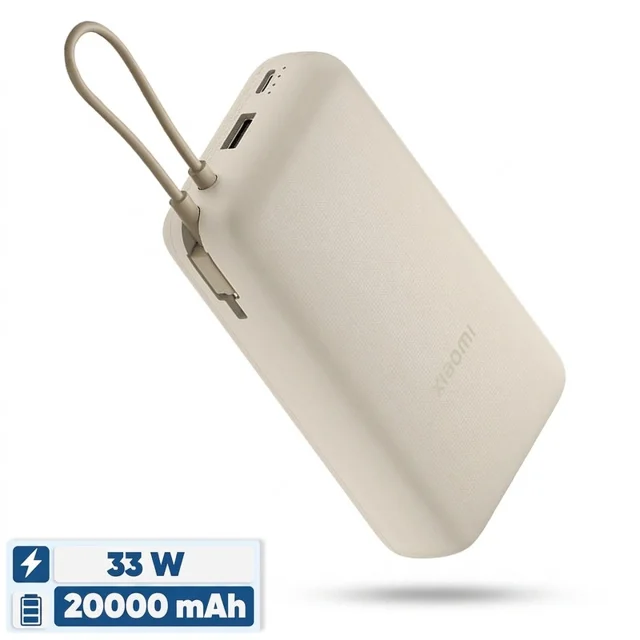 پاوربانک 33 وات شیائومی مدل PB2030MI ظرفیت 20000 میلی آمپر ساعت - گلوبال 102413848