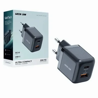 شارژر دیواری 20 وات دو پورت گرین لاین مدل GK-WC31 101845054