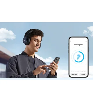 هدفون بی‌سیم انکر مدل Space One با نویز کنسلینگ فعال (ANC)، درگاه شارژ USB Type-C، مقاوم د 101709225