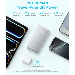 پاوربانک 22.5 وات انکر مدل Zolo A110E ظرفیت 20000 میلی‌آمپرساعت 102425664